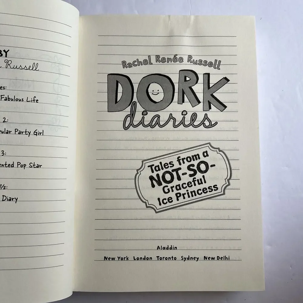 Dork Diaries 4 Tales from a Not So Graceful Ice Princess Hardcover Rachel Renee